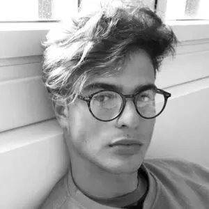 Nina fekete unisex divat szemüveg