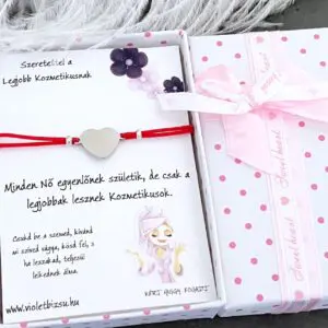 CSODA KOZMETIKUSOMNAK piros KABBALA karkötő