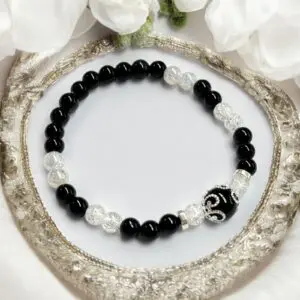 Léna hegyikristály szerencsehozó ásvány karkötő