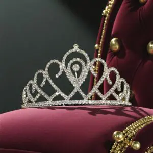 Letta alkalmi diadém tiara hajdísz