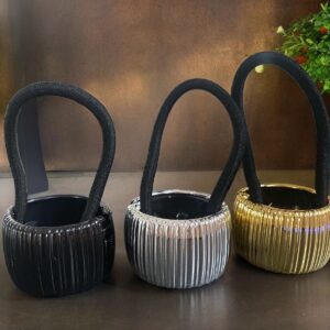 Nelli ezüst színű hajgumi