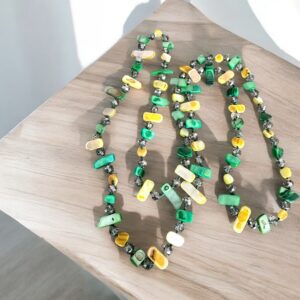 Madison ZÖLD bizsu nyaklánc