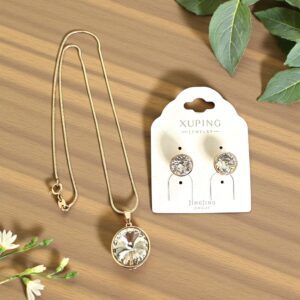 Dalma rose gold színű antiallergén xuping nyaklánc SZETT