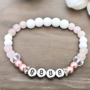 Grabovoj pink hematit 8888 isteni védelem ásvány karkötő