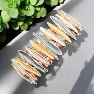 Sára bézs színű bizsu tűzzománc karkötő