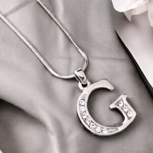 Különleges Betű nyaklánc kristály kövekkel G