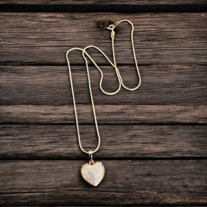 Kiara rose gold színű xuping nyaklánc medállal