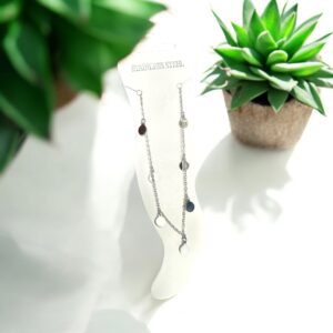 Karina ezüst színű nemesacél bokalánc