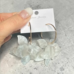 Catherine fehér-arany színű bizsu fülbevaló