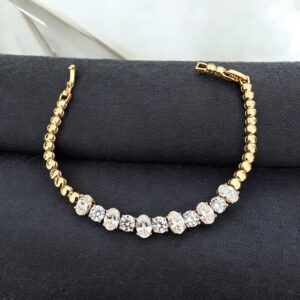 Amanda rosegold színű xuping karkötő