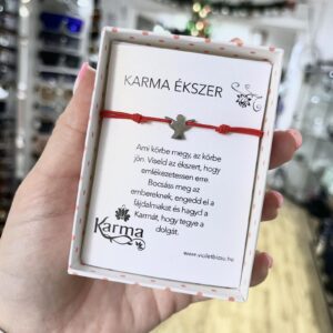 CSODA karma piros KABBALA karkötő