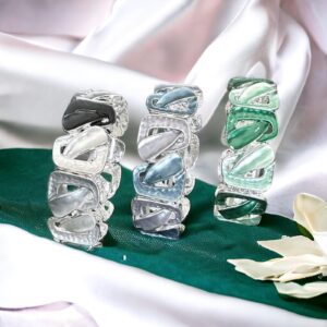 Isla grafit színű tűzzománc bizsu karkötő