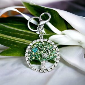 Életfa kristályos csodaszép kulcstartó