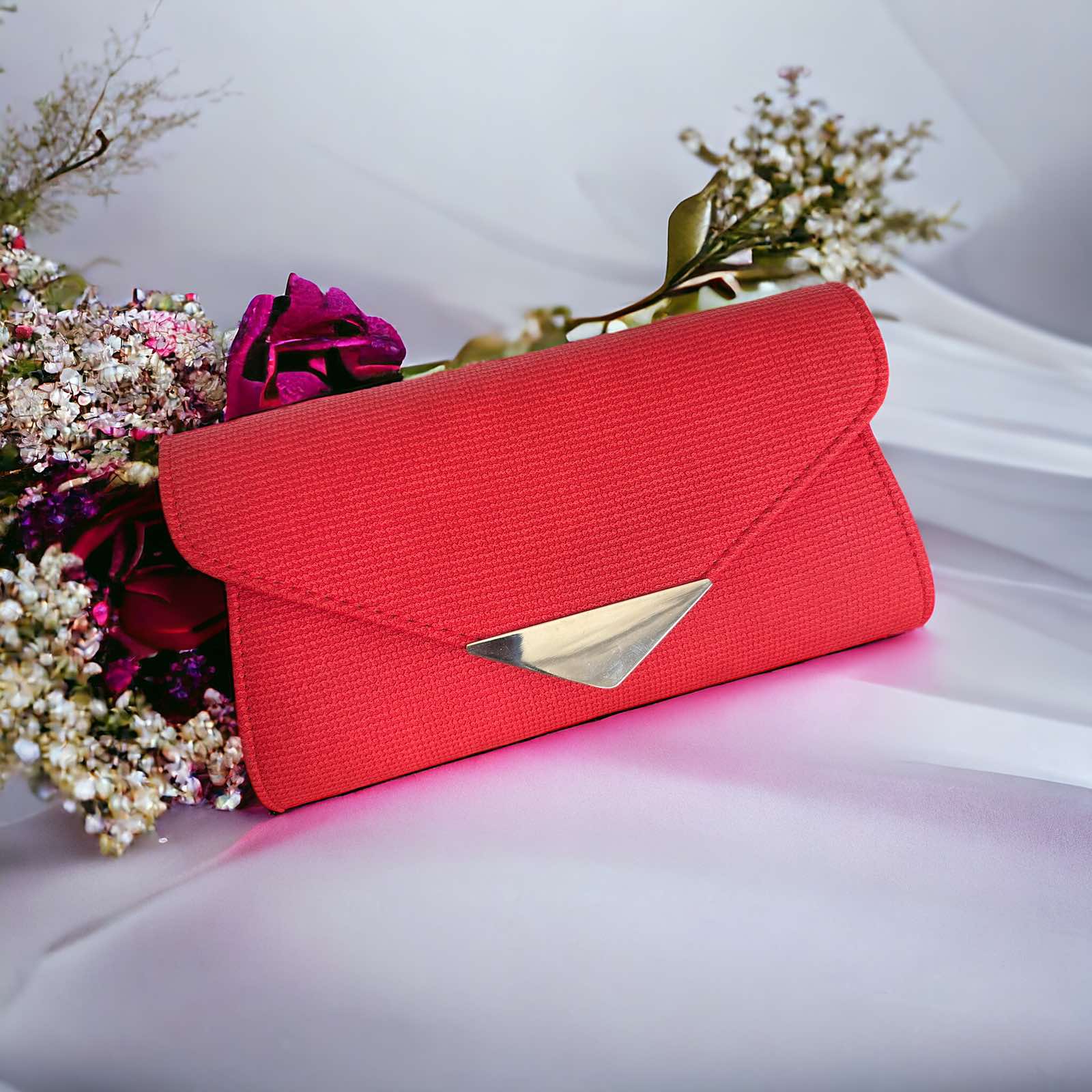 Bianka piros színű alkalmi táska