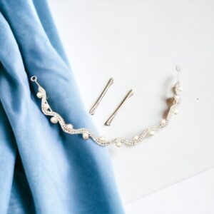 Panka alkalmi menyasszonyi esküvői hajdísz