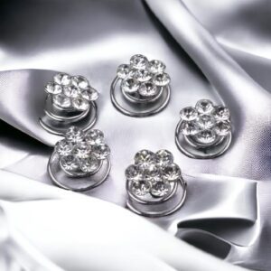 Alkalmi betekerhető virág hajdísz