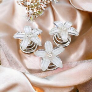 Alkalmi betekerhető virág hajdísz