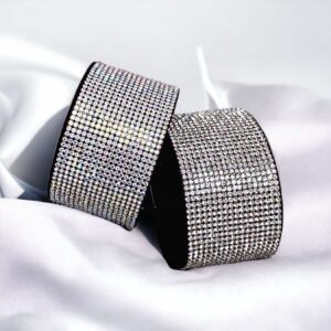 Mira szivárvány színű kristályos vastag mágneses karkötő