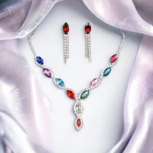 Nilla színes alkalmi bizsu nyaklánc szett