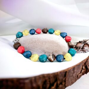 Eliza színes gyönyörű bizsu nyaklánc