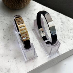 Michael arany színű nemesacél férfi karkötő