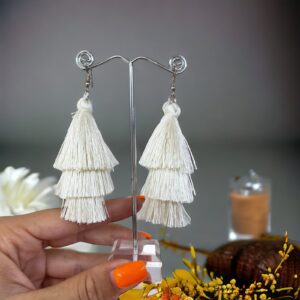 Erin EKRÜ rojtos bizsu fülbevaló