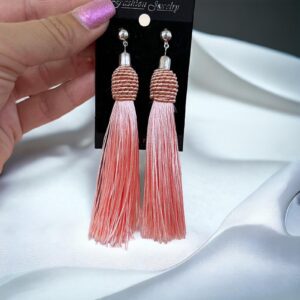 Lizi lazac bizsu rojtos fülbevaló