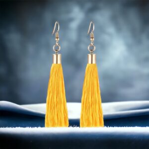 Dotti napsárga rojtos bizsu fülbevaló