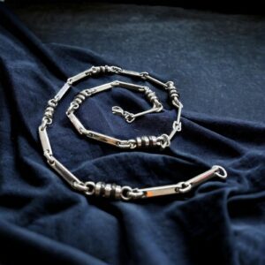 Ted nemesacél ezüst színű férfi nyaklánc