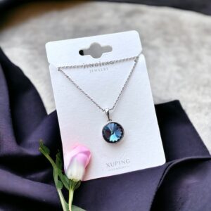 Dina kobaltkék színű xuping nyaklánc