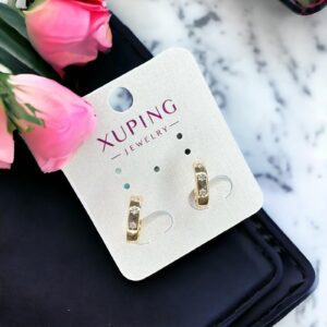 Addison rosegold színű xuping patkó fülbevaló