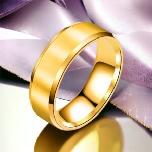 Bekka arany színű nemesacél páros gyűrű