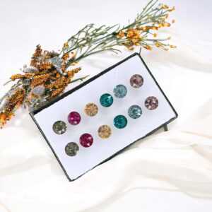 Eliza 8MM kristályos pont nemesacél fülbevaló