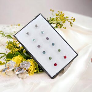 Eliza 3MM kristályos pont nemesacél fülbevaló