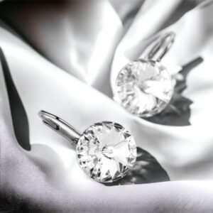 Kara francia kapcsos  ezüst színű nemesacél fülbevaló