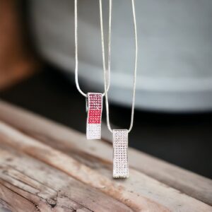 Trina ezüst színű bizsu nyaklánc