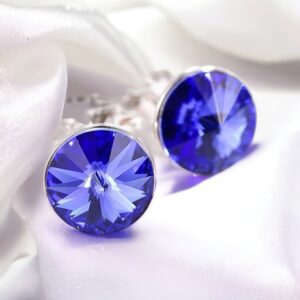 Dina királykék színű xuping fülbevaló