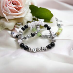 Grabovoj fekete hematit 11179 balesetmentes utazás ásvány karkötő