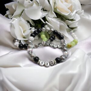 Grabovoj fekete hematit 520 váratlan pénz ásvány karkötő