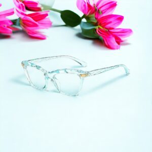 Diamond türkiz cica fazonú divat szemüveg