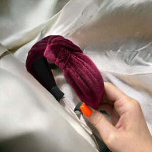 Nora ciklámen színű hajpánt