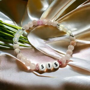 Grabovoj rózsakvarc 515 szerelem bevonzása ásvány karkötő