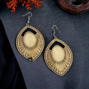 HARPER extravagáns BARNA bizsu fülbevaló