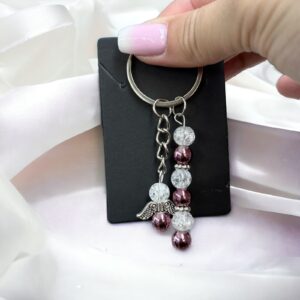 Angel hematit ásvány kulcstartó