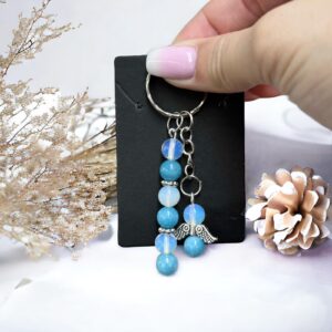 Angel holdkő ásvány kulcstartó