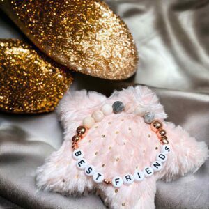 Best Friends rose hematit szerencse hozó ásvány karkötő