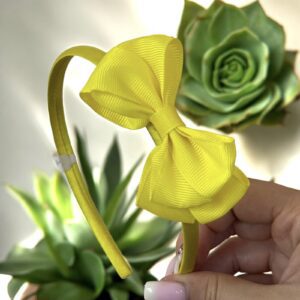 Masni citromsárga színű hajpánt