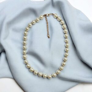 Pearl ekrü színű gyöngyös nyaklánc