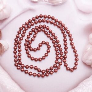 Pearl bordó színű gyöngyös nyaklánc