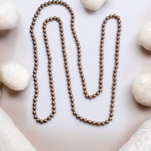 Pearl világos barna színű gyöngyös nyaklánc